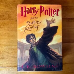 Harry Potter & Deathly Hallows 1st Edition July 07 Hardcover Book‎ RARE Error